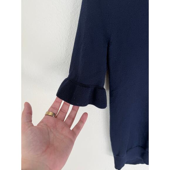 Boden Frill Sleeve Wool Blend Sweater Top Size US 4 - Picture 5 of 5